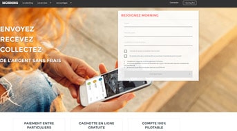 morning banque mobile - site internet