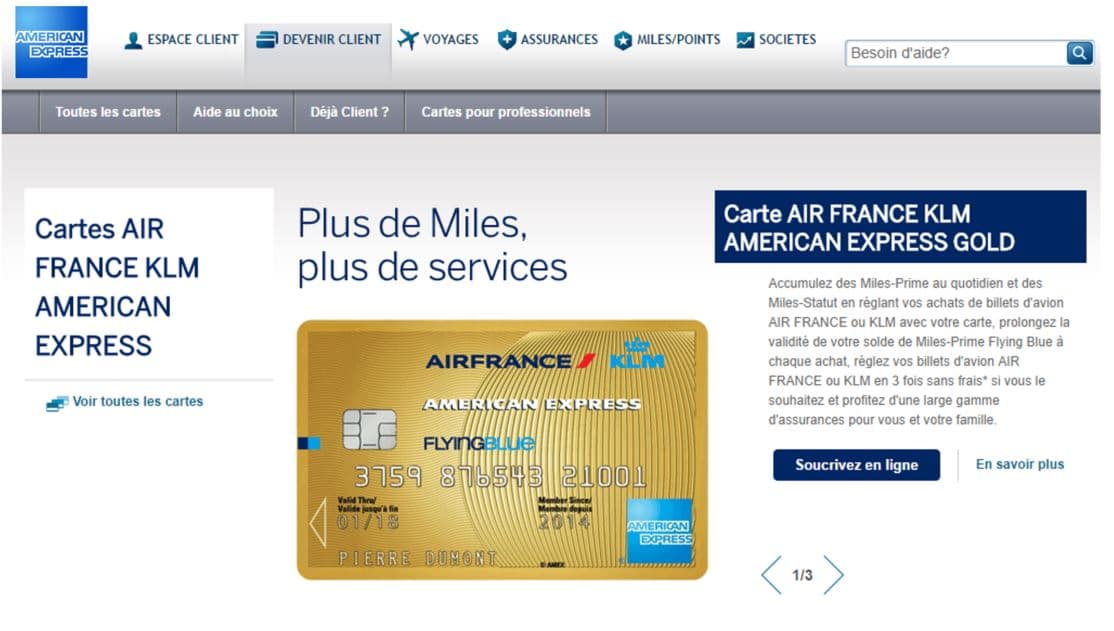 assurance voyage american express air france gold