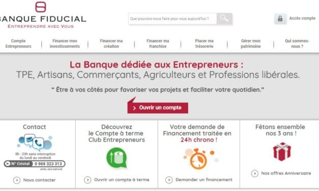 Banque Fiducial : notre avis sur la banque des entrepreneurs