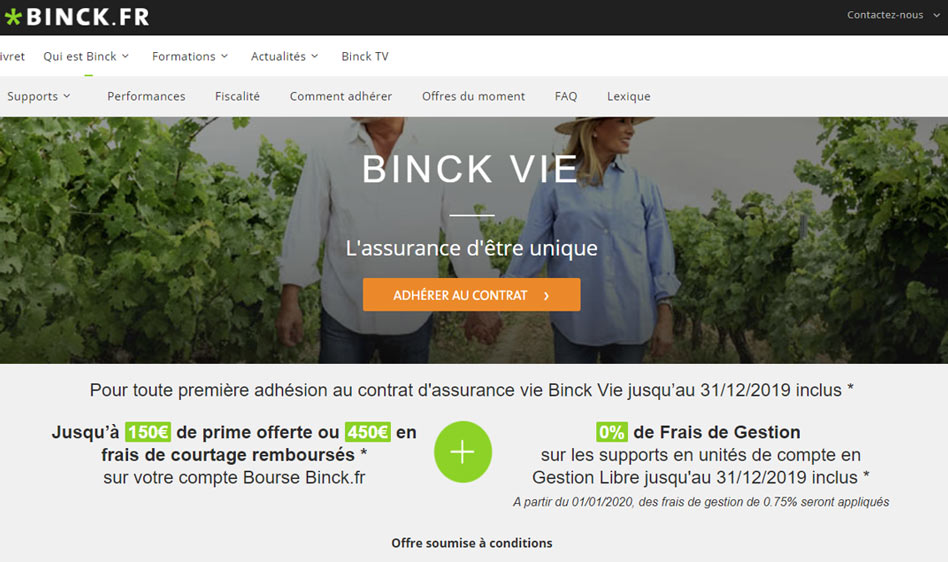 Lancement de Binck Vie, la première assurance-vie du groupe BINCK !