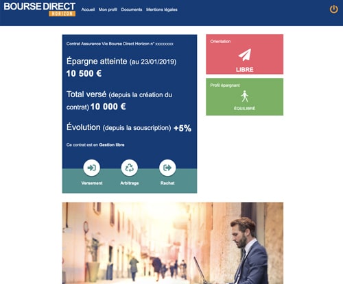 bourse-direct-horizon-interface