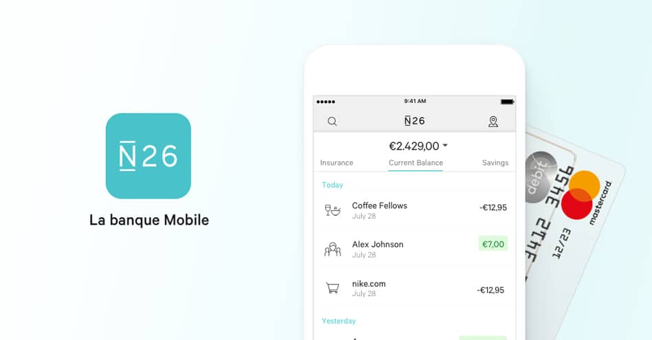 Avis N26 – test complet sur la banque 100% mobile