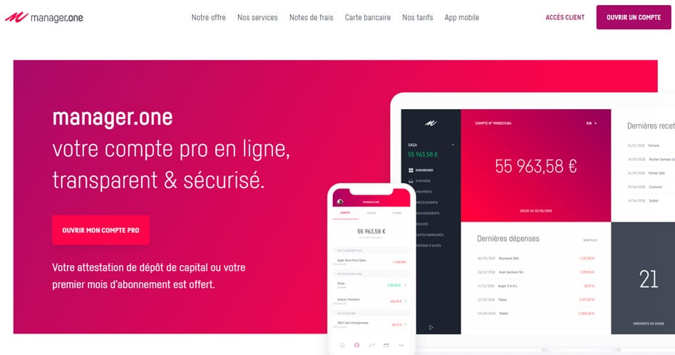 Avis Manager One : que vaut cette banque en ligne pro ?