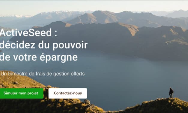 ActiveSeed : offre spéciale, trois mois de frais de gestion offerts !