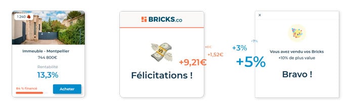 revente bricks marché secondaire