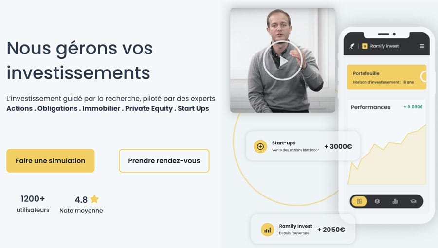 Ramify : jusqu’à 500 € offerts sur les frais de gestion chez la plateforme d’épargne intelligente