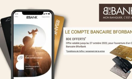 BforBank relance sa prime de bienvenue : bénéficiez de 80€ offerts !
